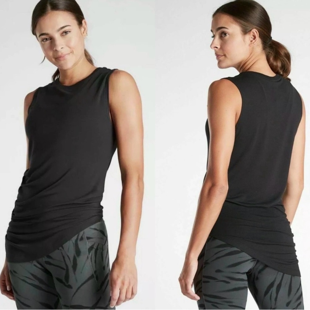Athleta Cloudlight Restore Tank Top Black Size Small NWT